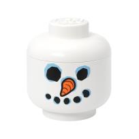 Opakowanie Lego pojemnik główka large - snowman