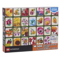 Opakowanie Lego Puzzle 500 Botanicals Quilt Collage
