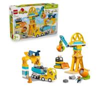 Opakowanie LEGO(R) DUPLO 10476 Plac budowy z pojazdami 3w1
