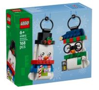 Opakowanie LEGO(R) ICONIC 40812 (4szt) Ozdoby z bałwankami