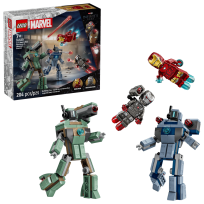 Opakowanie LEGO(R) SUPER HEROES 76320 Iron Man i War Machine kontra drony Hammera