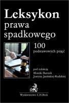 Okładka książki Leksykon prawa spadkowego. 100 podstawowych pojęć