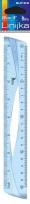 Opakowanie Linijka 20cm niebieska