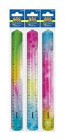 Opakowanie Linijka elastyczna tęczowa 30cm mix