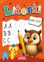Okładka książki Literki z naklejkami