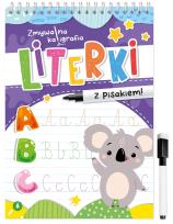 Okładka książki Literki. Zmywalna kaligrafia