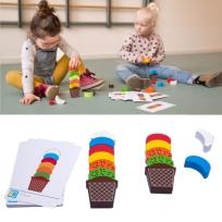 Opakowanie Lody drewniane - nauka kolorów i koordynacji