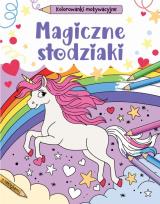 Okładka książki Magiczne słodziaki. Kolorowanki motywacyjne