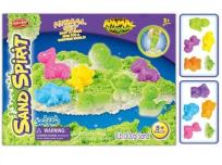 Opakowanie Magiczny piasek świecący w ciemności z foremkami