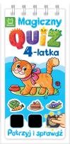 Okładka książki Magiczny quiz 4-latka. Potrzyj i sprawdź!