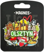 Opakowanie Magnes I love Poland Olsztyn ILP-MAG-C-MAZ-50