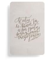 Opakowanie Magnes na lodówkę - Raduj się w Panu - beż