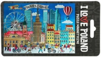 Opakowanie Magnes puzzle Warszawa ILP-MAG-PUZZ-WAR-03
