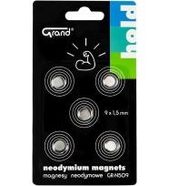 Opakowanie Magnesy neodymowe GR-N509 9mm 5szt GRAND