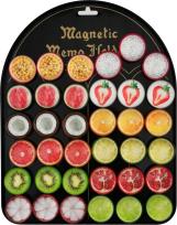 Opakowanie Magnesy owoce 3,5cm 36szt