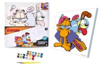 Opakowanie Malowanie po numerach 30x30cm Garfield