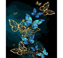 Opakowanie Malowanie po numerach 40x50cm Motyle