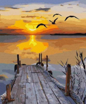 Opakowanie Malowanie po numerach - Artnico Zachód 40x50cm