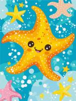 Opakowanie Malowanie po numerach BRUSHME 30x40 cm Kids Rozgwiazda