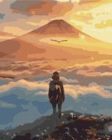 Opakowanie Malowanie po numerach BRUSHME 40x50 cm Rajski krajobraz