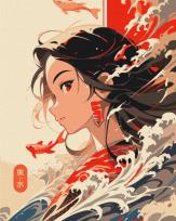 Opakowanie Malowanie po numerach BRUSHME 40x50 cm Żywioł wody