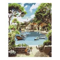 Opakowanie Malowanie po numerach BRUSHME 40x50cm Lazurowa zatoka