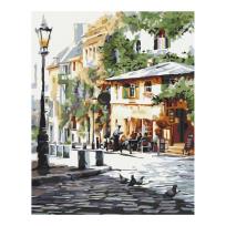 Opakowanie Malowanie po numerach BRUSHME 40x50cm Letnia Kawiarnia