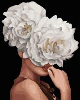 Opakowanie Malowanie po numerach czarne płótno - Kobieta...