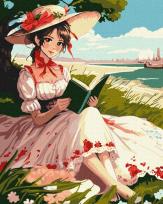 Opakowanie Malowanie po numerach - Czytanie 40x50cm