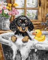 Opakowanie Malowanie po numerach - Dzień kąpieli 40x50cm