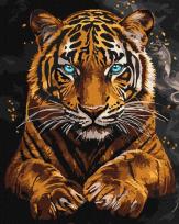 Opakowanie Malowanie po numerach - Dziki tygrys 40x50cm