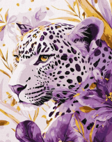 Opakowanie Malowanie po numerach - Fioletowy drapieżnik metal