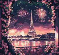 Opakowanie Malowanie po numerach - Jasna noc 30x30cm