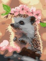 Opakowanie Malowanie po numerach - Jeżyk w wiśniowym 30x40cm