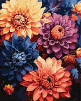 Opakowanie Malowanie po numerach - Kolorowe dalie 40x50cm