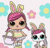 Opakowanie Malowanie po numerach - L.O.L. Surprise! 40x40cm