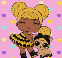 Opakowanie Malowanie po numerach - L.O.L. Surprise! 40x40cm