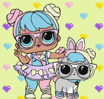 Opakowanie Malowanie po numerach - L.O.L. Surprise! 40x40cm