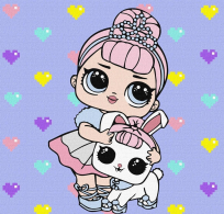 Opakowanie Malowanie po numerach - L.O.L. Surprise! 40x40cm