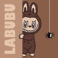 Opakowanie Malowanie po numerach - Labubu: Zabawa w chowanego