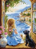 Opakowanie Malowanie po numerach - Marzycielska 30x40cm