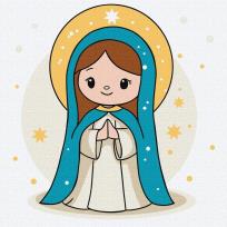 Opakowanie Malowanie po numerach - Miłosierdzie 25x25cm