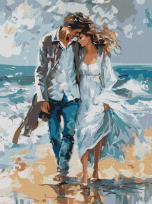 Opakowanie Malowanie po numerach - Para na wybrzeżu 30x40cm