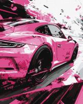 Opakowanie Malowanie po numerach - Różowy styl 40x50cm