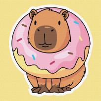 Opakowanie Malowanie po numerach - Słodka kapibara Kids