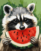 Opakowanie Malowanie po numerach - Soczysty arbuz 30x40cm