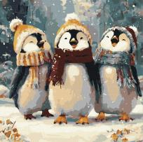 Opakowanie Malowanie po numerach -Szczęśliwe śpiewy 40x40cm