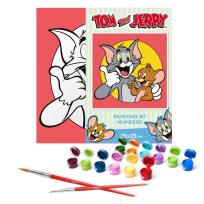 Opakowanie Malowanie po numerach - Tom i Jerry 25x25cm