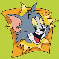 Opakowanie Malowanie po numerach - Tom i Jerry 25x25cm