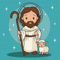 Opakowanie Malowanie po numerach - Ukochany Jezus 25x25cm